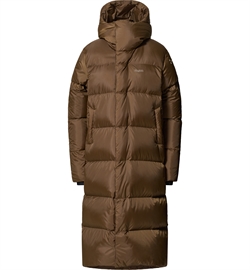 Haglöfs Long Down II Parka Women - Teak Brown - Dunfrakke