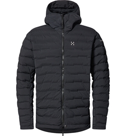 Haglöfs Spitz Down Hood Men - True Black - Dunjakke