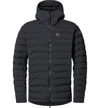 Haglöfs Spitz Down Hood Men - True Black - Dunjakke