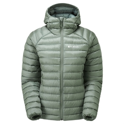 Montane Anti-Freeze Packable Hooded Down Jacket Womens - Pale Sage - Dunjakke