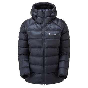 Montane Anti-Freeze XT Packable Hooded Down Jacket Womens - Eclipse Blue - Dunjakke