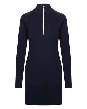 Dale of Norway Geilo Dress - Navy/Off White