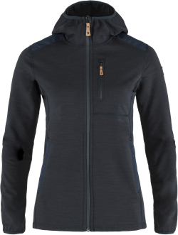 Fjällräven Keb Fleece Hoodie Women - Dark Navy