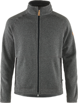 Fjällräven Övik Fleece Zip Sweater Men - Dark Grey