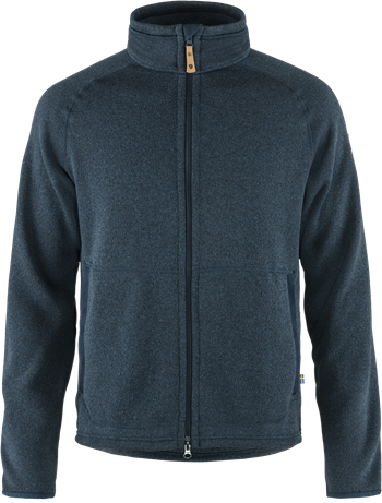 Fjällräven Övik Fleece Zip Sweater Men - Navy