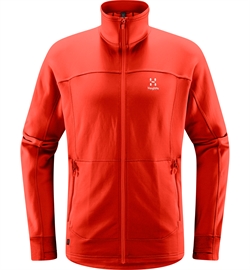Haglöfs Betula Jacket Men - Habanero - Fleecetrøje 