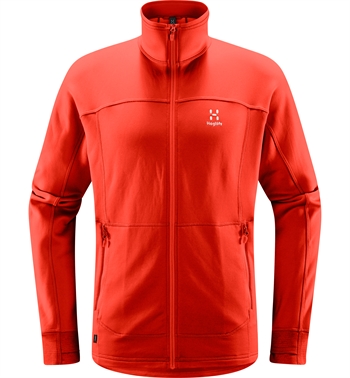 Haglöfs Betula Jacket Men - Habanero - Fleecetrøje 