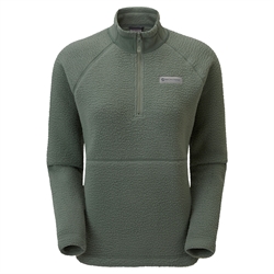 Montane Chonos Fleece Smock Pull On Womens - Eucalyptus - Pull-on mellemlag