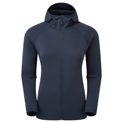 Montane Fury Lite Hooded Fleece Womens - Eclipse Blue