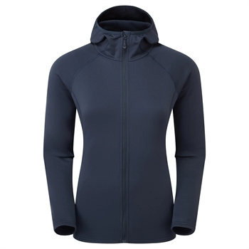 Montane Fury Lite Hooded Fleece Womens - Eclipse Blue