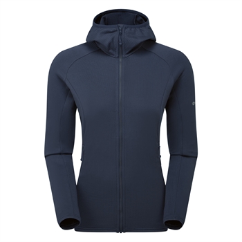 Montane Protium Hoodie Womens - Eclipse Blue - Mellemlag