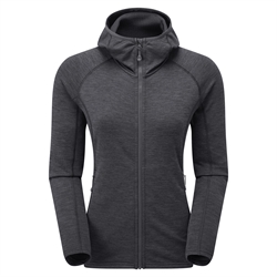 Montane Protium Hoodie Womens - Charcoal - Mellemlag