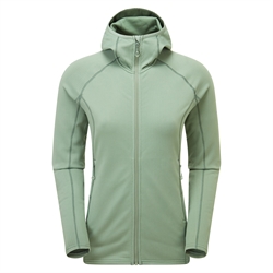 Montane Protium Hoodie Womens - Pale Sage - Mellemlag