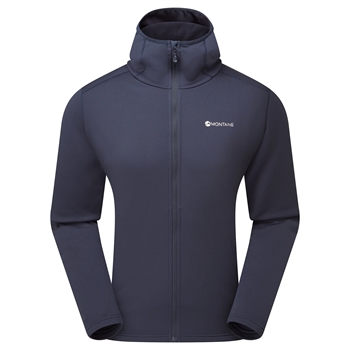 Montane Fury Lite Hooded Fleece Mens - Eclipse Blue