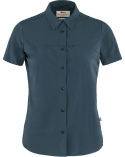 Fjällräven High Coast Lite Shirt SS Women - Navy