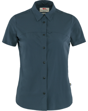 Fjällräven High Coast Lite Shirt SS Women - Navy