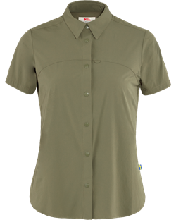 Fjällräven High Coast Lite Shirt SS Women - Green