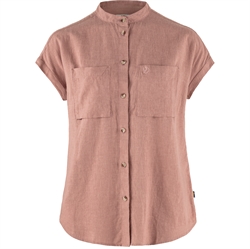 Fjällräven Övik Hemp Shirt SS Women - Dusty Rose