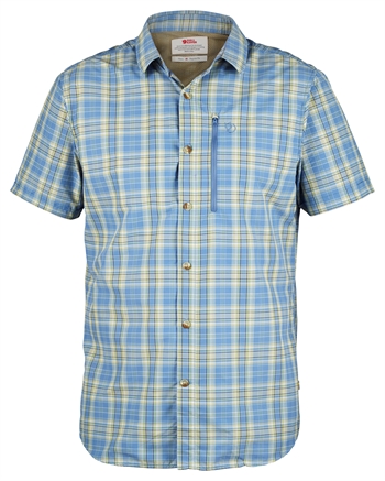 Fjällräven Abisko Hike Shirt SS Men - Blue Ridge - Kortærmet skjorte