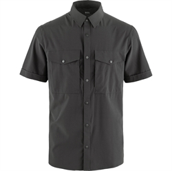 Fjällräven Abisko Trekking Shirt SS - Dark Grey - Kortærmet skjorte