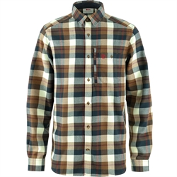 Fjällräven Fjällglim Shirt Men - Wood Brown/Chalk White