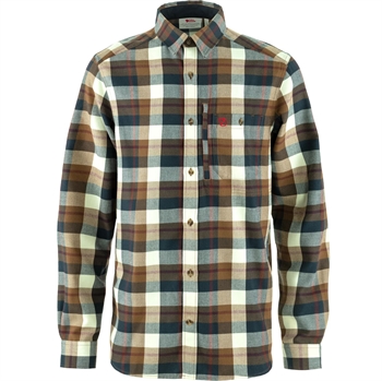 Fjällräven Fjällglim Shirt Men - Wood Brown/Chalk White