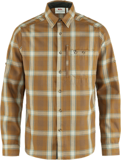 Fjällräven Fjällglim Shirt LS - Chestnut/Timber Brown  - Herreskjorte