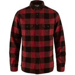Fjällräven Övik Heavy Flannel Shirt Men - Red/Black