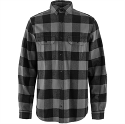 Fjällräven Övik Heavy Flannel Shirt Men - Black/Grey