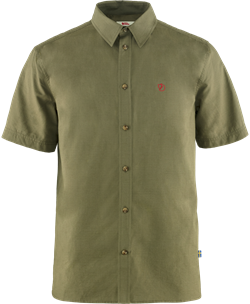 Fjällräven Övik Lite Shirt SS - Green - Kortærmet skjorte