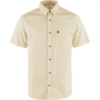 Fjällräven Övik Travel SS Men - Chalk White - Kortærmet skjorte