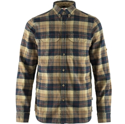 Fjällräven Singi Heavy Flannel Shirt - Dark Sand - Herreskjorte
