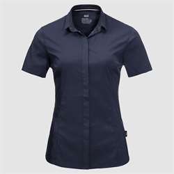 Jack Wolfskin JWP Shirt Women - Indigo Blue - Kortærmet skjorte