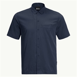 Jack Wolfskin Atacama Shirt Men - Night Blue - Kortærmet skjorte