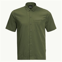 Jack Wolfskin Atacama Shirt Men - Greenwood - Kortærmet skjorte