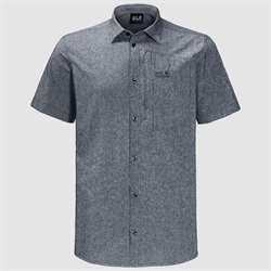 Jack Wolfskin Barrel Shirt Men - Pebble Grey - Kortærmet skjorte