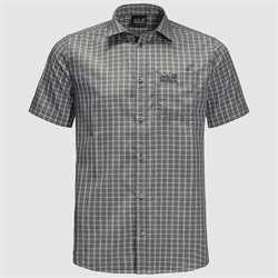 Jack Wolfskin El Dorado Shirt Men - Phantom Checks - Kortærmet skjorte