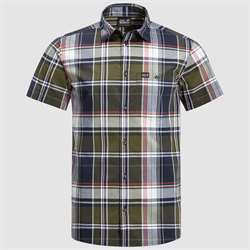 Jack Wolfskin Little Lake Shirt Men - Greenwood Checks - Kortærmet skjorte