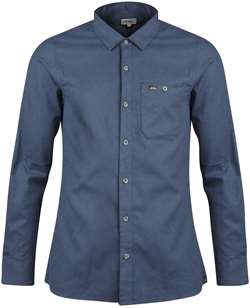 Lundhags Ekren Solid LS Shirt Mens - Mid Blue - Herreskjorte