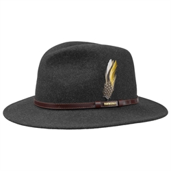 Stetson Newberg VitaFelt Traveller Hat [Anthracite]
