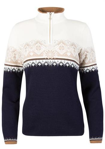 Dale of Norway Moritz Feminine Sweater - Navy Bronze/Off White/Beige