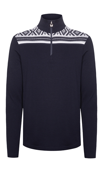 Dale of Norway Cortina Basic Masculine Sweater - Navy/Off-White