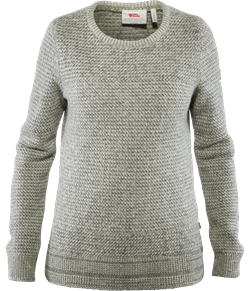Fjällräven Övik Structure Sweater Women [Egg Shell/Grey]