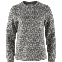 Fjällräven Snow Round Neck Sweater Women - Grey