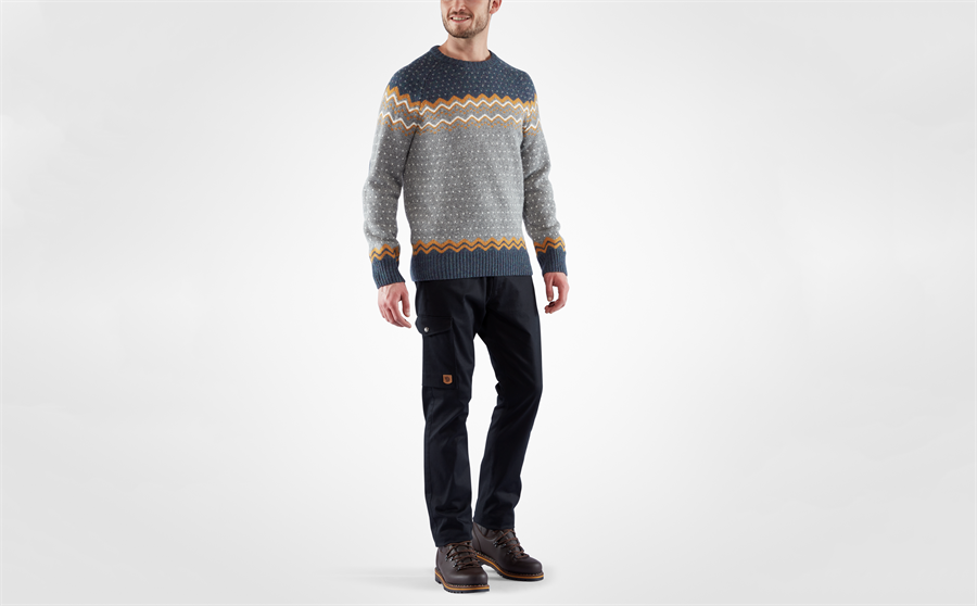 travl inflation Vælge Fjällräven Övik Knit Sweater Men - Dark Navy