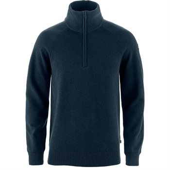 Fjällräven Övik Lite Half Zip Men - Dark Navy