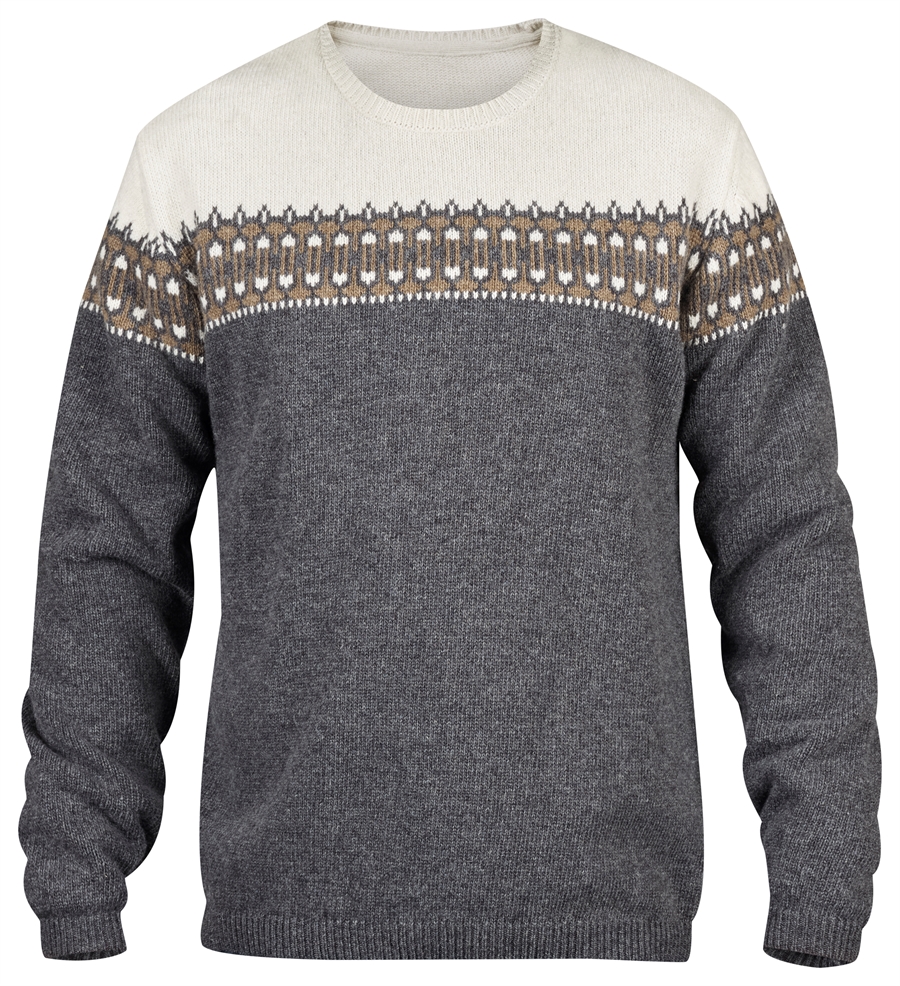 hemmeligt diameter Michelangelo Fjällräven Övik Scandinavian Sweater [Grey]