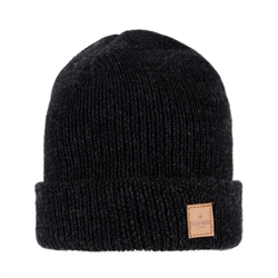 Fuza Wool C-Beanie - Black Melange