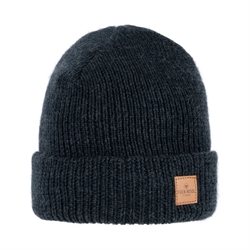 Fuza Wool C-Beanie - Navy Melange