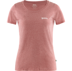 Fjällräven Logo T-shirt Women - Raspberry Red-Melange